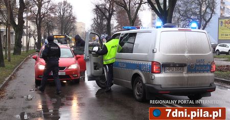 Pościg na ulicach Piły