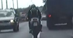 Pościg za motocyklistą - 14 wykroczeń i 87 punktów karnych