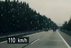 110 km/h w szalonym pościgu za rowerzystą