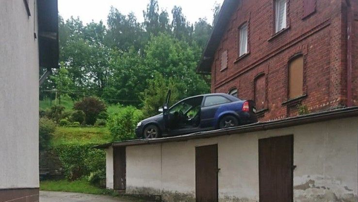 Pościg zakończył się zdarzeniem rodem z gry komputerowej