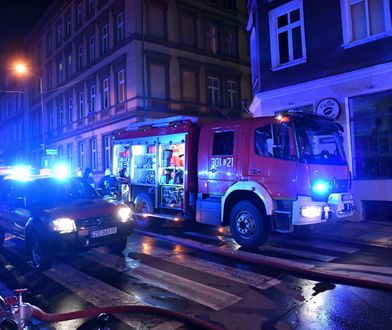 Szczecin. Pożar kamienicy. Ewakuacja w centrum miasta