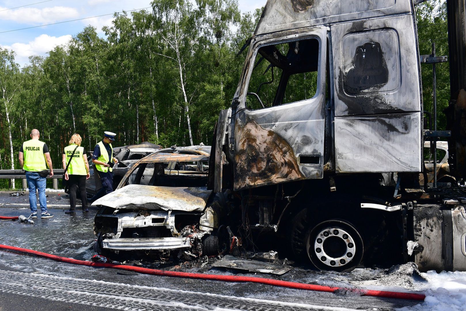 W karambolu koło Szczecina życie straciło 6 osób. 