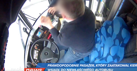 Zatrzymano agresywnego 27-latka. Zaatakował kierowcę autobusu