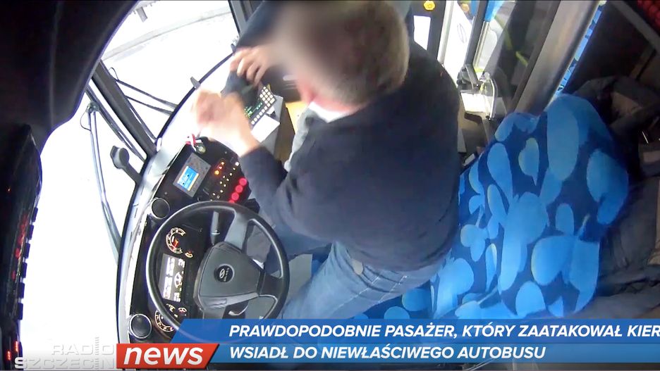 Zaskoczony kierowca autobusu odparł atak