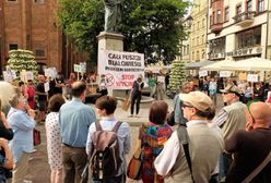 Toruń: protest przeciwko wycince drzew w Puszczy Białowieskiej