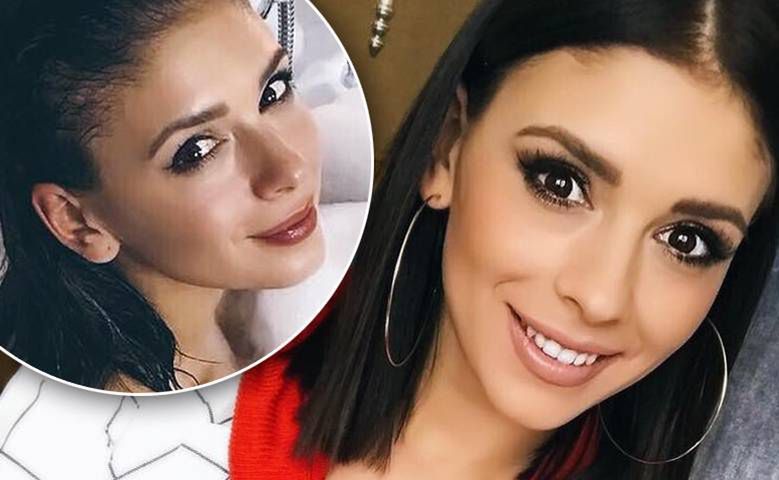 Klaudia Halejcio nago w wannie wznosi toast! Pochwaliła się swoją pięknie nawilżoną olejem z pestek winogron skórą