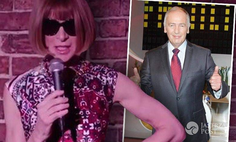 Anna Wintour to mistrzyni... "sucharów". Posłuchaj jej dowcipu, którego nie powstydziłby się nawet Karol Strasburger [WIDEO]