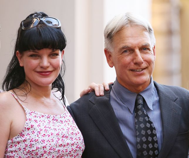 Mark Harmon i Pauley Perrette w serialu "Agenci NCIS" 