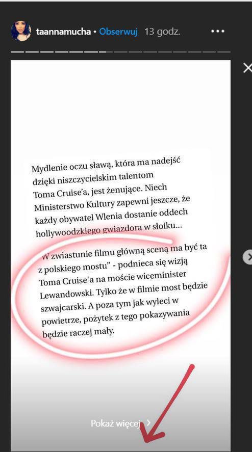 Anna Mucha relacja