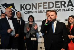 Korwin-Mikke z nową inicjatywą.  Okrzyki "precz z Unią Europejską"