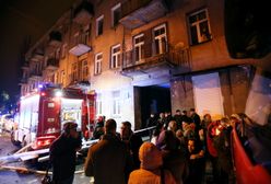 Eksplozja i pożar na warszawskiej Pradze