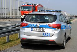 Wypadek na A4. Zapalił się samochód. Kierowcy stoją w korku