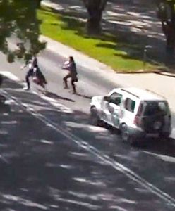 Wjechał w kobietę na przejściu dla pieszych. Mamy nagranie z wypadku w Lublinie