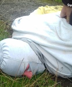 Na głowie nogawka od spodni dresowych, w rękach nóż. Grozi mu do 12 lat