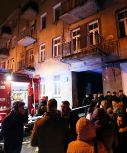 Eksplozja i pożar na warszawskiej Pradze