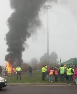 Paraliż komunikacyjny we Francji. Płonące barykady uwięziły polskich kierowców