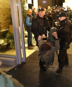 Policja zatrzymała 22 osoby, które okupowały siedzibę Lasów Państwowych