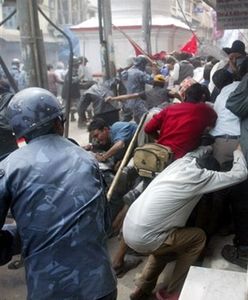 Demonstracja opozycji w Nepalu