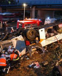 11 osób zginęło w wypadku autobusu we Francji