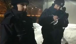 Pod siedzibą telewizji napisał na śniegu "TVP kłamie". Interweniowała policja
