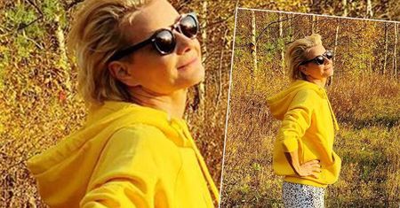 Małgorzata Kożuchowska w bluzie z sieciówki i sukience ze sklepu koleżanki aktorki. Zachwyciła stylizacją w przystępnej cenie