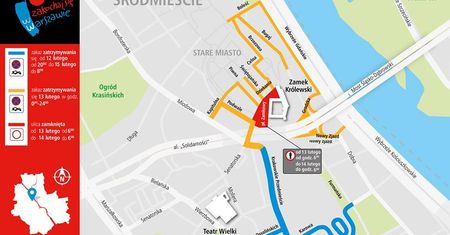 Utrudnienia w Warszawie. Sprawdź, którędy nie przejedziesz