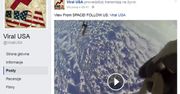 Transmisja z Międzynarodowej Stacji Kosmicznej  na Facebooku to oszustwo