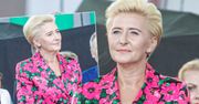 Agata Duda na "Święcie Kwiatów, Owoców i Warzyw" . Jej marynarka idealnie wpisała się w klimat imprezy, a spodnie to hit sezonu!