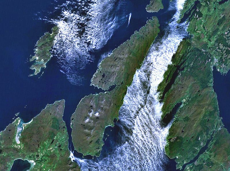 Jura - szkocka wyspa zniknęła z mapy