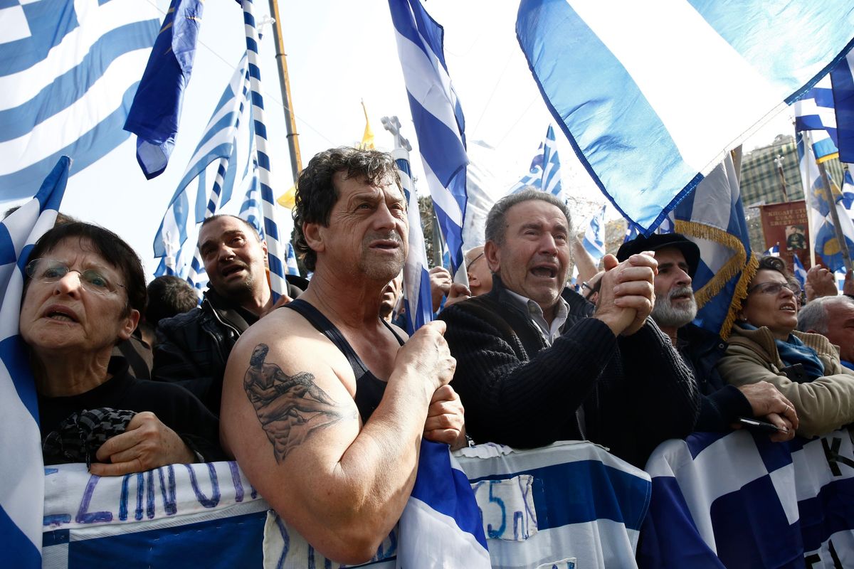 Ponad milion ludzi wyszło na ulice Aten. Grecy nie chcą, żeby sąsiedni kraj nazywał się Macedonią