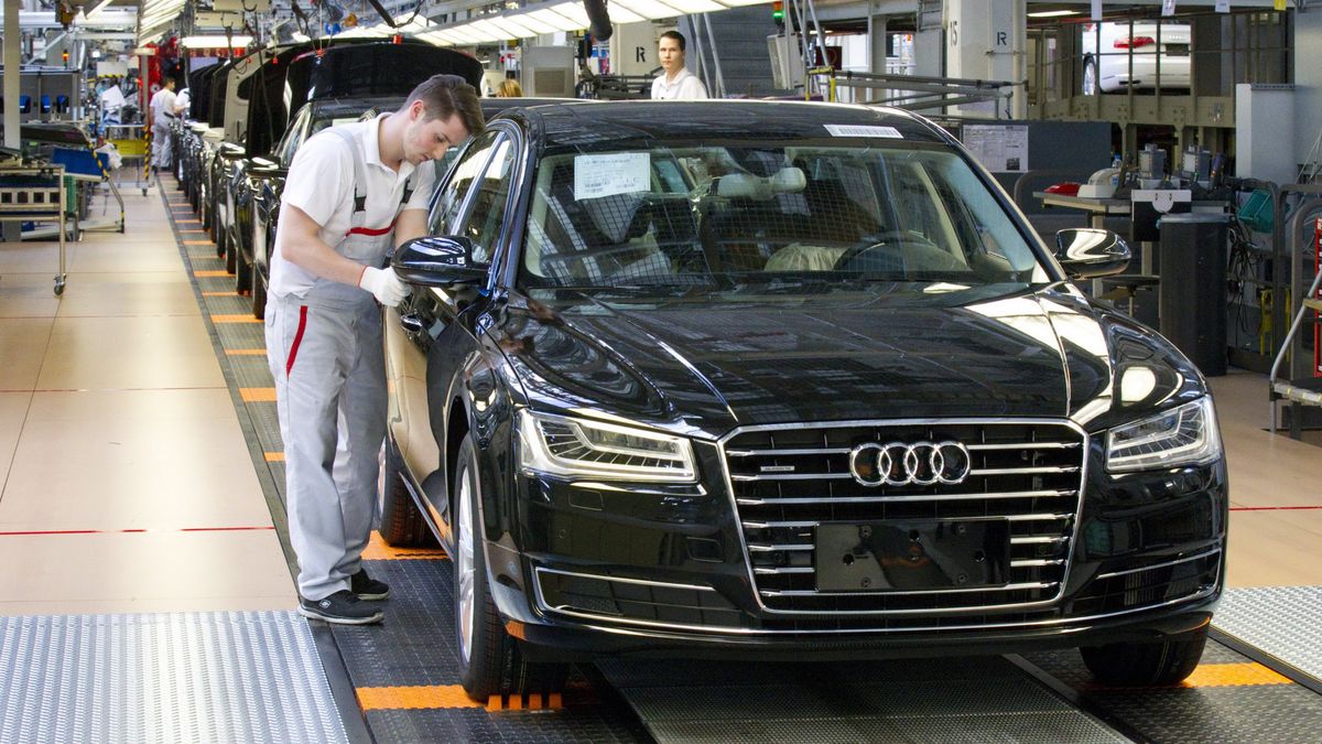 Produkcja przemysłowa w Niemczech spada.