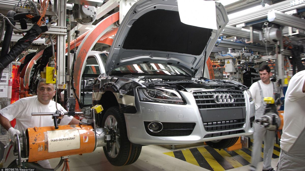 Produkcja przemysłowa w Niemczech spada.