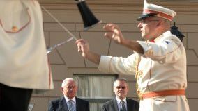 Powitanie polskiego premiera przez premiera Chorwacji Ivicę Raczana