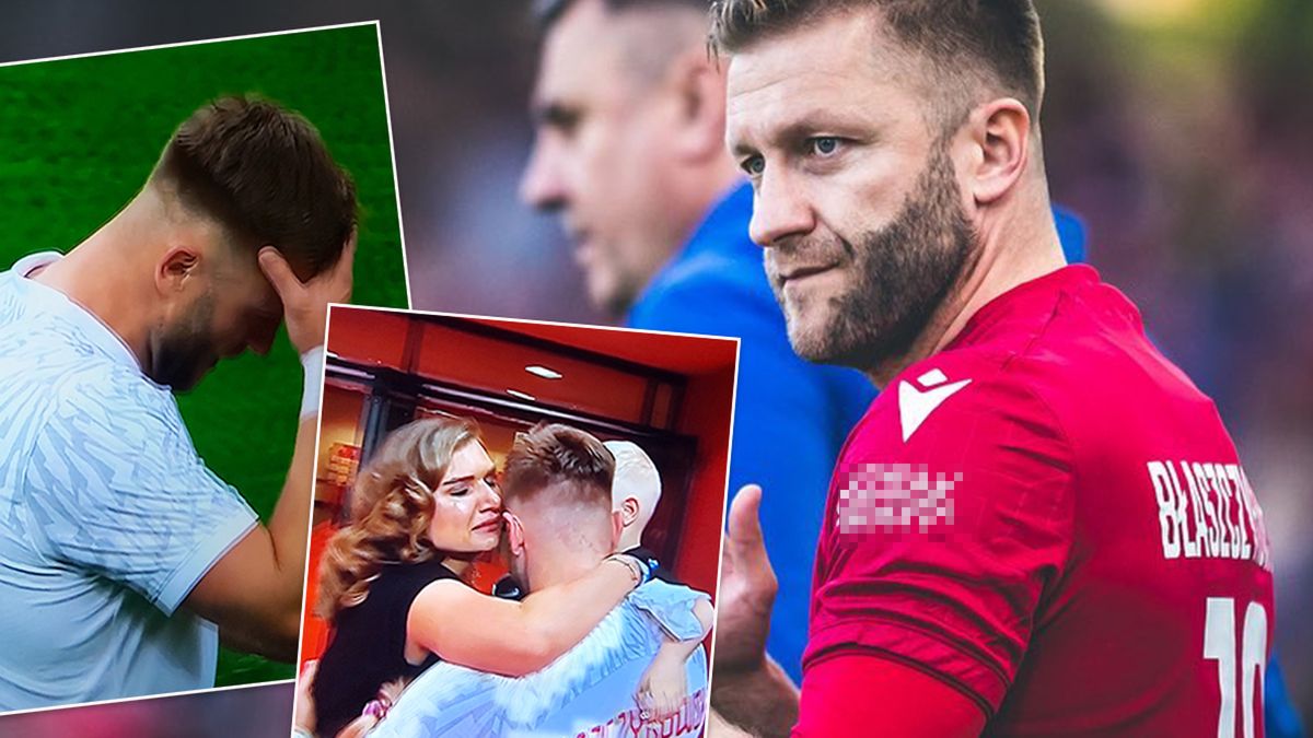 Polały się łzy na Narodowym! Kuba Błaszczykowski wpadł w ramiona pięknej żony. To był jego ostatni mecz w reprezentacji