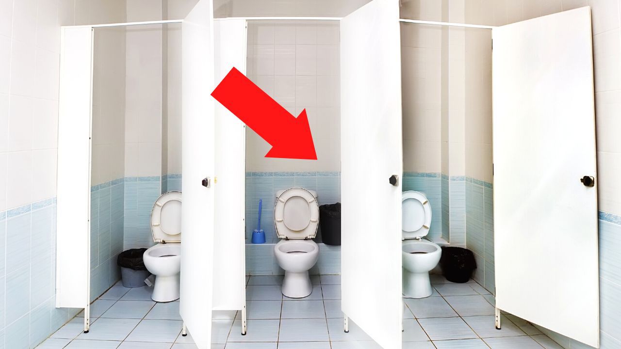 Drzwi w toaletach publicznych mają ukrytą funkcję! Dzięki niej są bardziej higieniczne