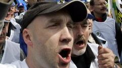 Demonstracja przed Sejmem