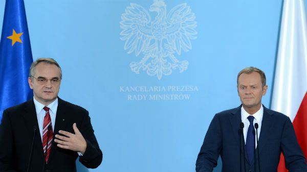 Premier Donald Tusk i wicepremier Waldemar Pawlak