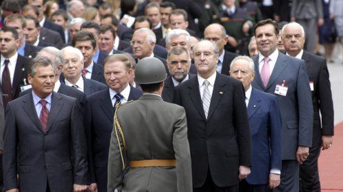 Ceremonia oficjalnego powitania prezydentów