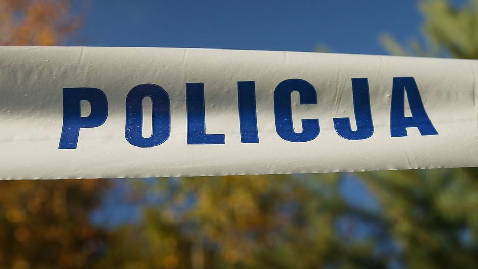 Policja pracuje na miejscu