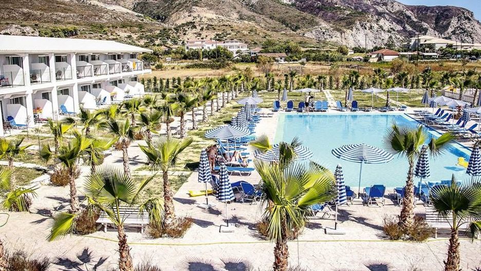 Hotel Caretta Island w Kalamaki, w którym wydarzył się wypadek