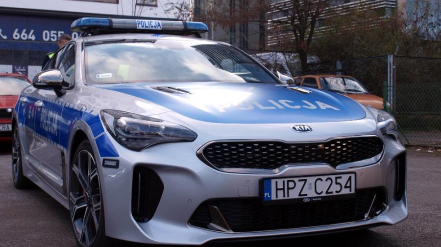 Kia Stinger GT - najnowszy nabytek stołecznej drogówki