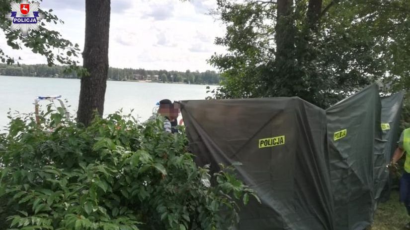 Okuninka. Jezioro Białe. Policja prowadziła poszukiwania od piątku