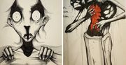 Tak wygląda choroba psychiczna. Te grafiki budzą lęk