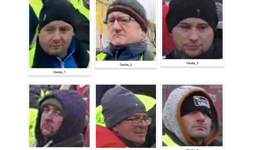 Policja opublikowała zdjęcia rolników z protestu