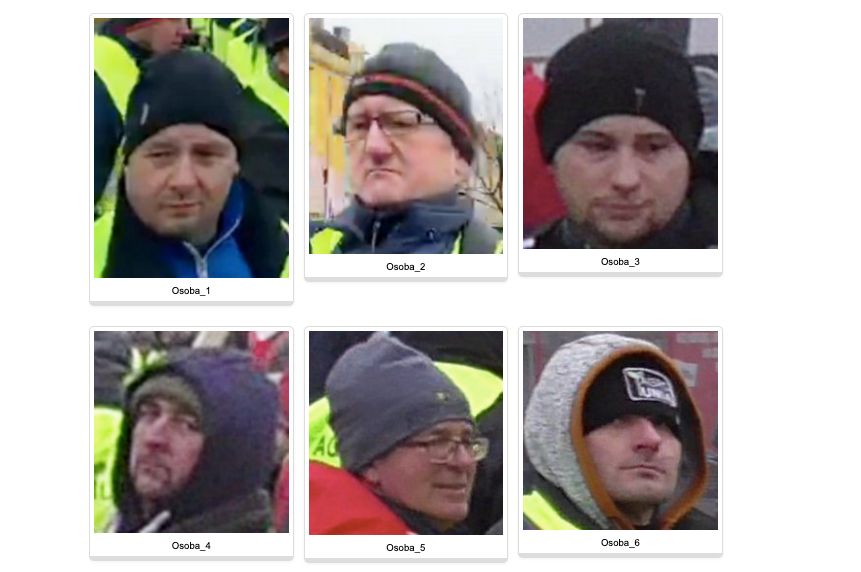 Policja opublikowała zdjęcia rolników z protestu