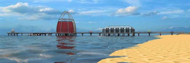 Międzyzdroje - powstanie plaża na morzu, hotel i centrum handlowe