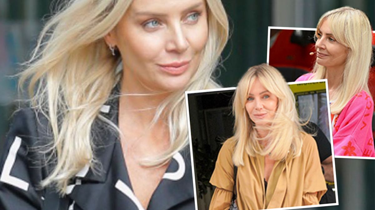 Agnieszka Woźniak-Starak w dwóch stylizacjach