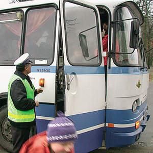 Pijany kierowca gimbusa zatrzymany przez brzezińską policję