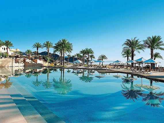 Otoczenie hotelu Sofitel Taba Heights w Egipcie 