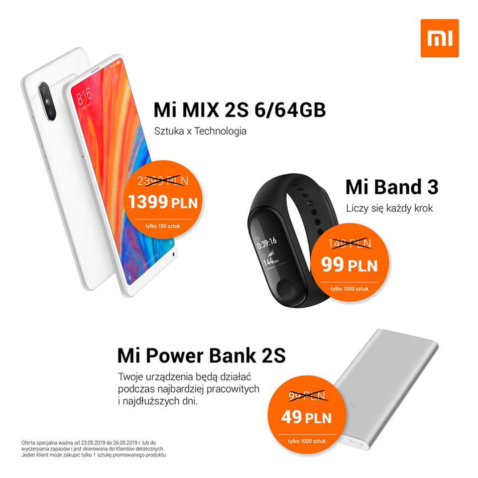 Xiaomi - promocje z okazji otwarcia w Galerii Młociny 
